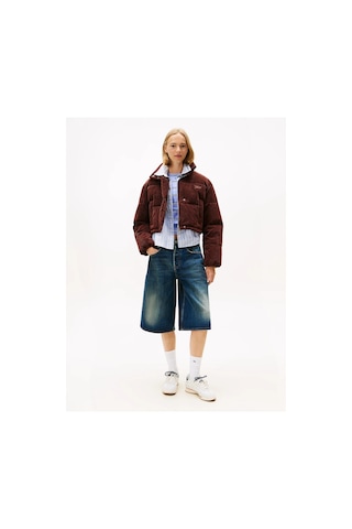 Tommy Hilfiger Tjw Kadife Şişme Kadın Kahverengi Ceket Dw0dw21658gs7 Kahverengi