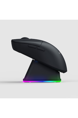 Rajin Blaze 12000 Dpi Rgb Standlı Kablosuz Gaming Mouse - Siyah 2.4 Ghz + Bluetooth Gm-rajın-blaze-b