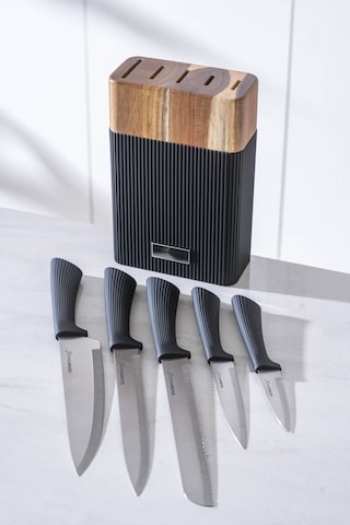 Cooper 6 Parça Bıçak Seti Siyah