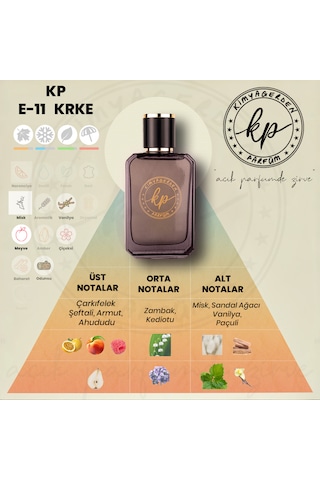 Kimyagerden E-11 Açık Parfüm Çeşitleri 50 ML