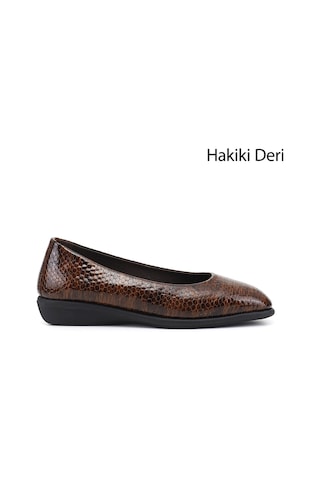 Gönderir Gönderi R Kadın Kahve Kroko Dolgu Taban Hakiki Deri Comfort Ayakkabı Gdza13424376 Kahverengi