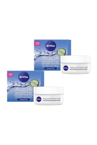 Nivea Aqua Sensation Canlandırıcı Yüz Bakım Kremi 2 x 50 ML