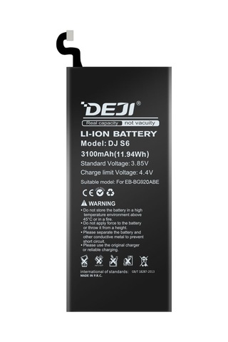 Samsung Uyumlu Galaxy S6 3100Mah Batarya Mucize Batarya Deji