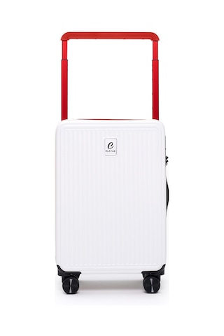 Elatae Vouge Exclusive Kabin Boy Ultra Strong Valiz Beyaz V10737 Beyaz