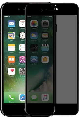 Apple Uyumlu   iPhone 6/6s Siyah-yüksekkalite Mat Parmak İzi Bırakmayan Hayalet Seramik Tam Kaplayan Ekran Koruyucu