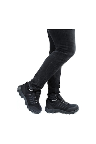 X-step X5 Kışlık Traking Erkek Outdoor Kısa Bot Ayakkabı Siyah
