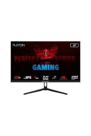 Raydın Ec27dfı-240hz, 27&quot , 1ms, 240hz, Full Hd, 350 Nits, Hdmı, Dp, Ips Led, Flat, Frameless, Freesync Gaming Monitör