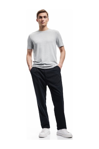 Koton Kısa Kollu Bisiklet Yaka Basic Slim Fit Tişört Gri 6wam10061hk Gri