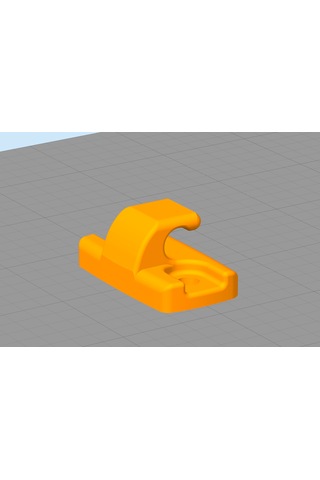 Volvo 240 Güneşlik Gölgelik Tutucu Klips - 3d