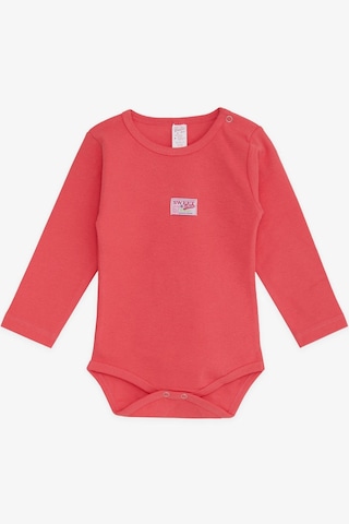 Breeze Kız Bebek Çıtçıtlı Body Yazı Baskılı 9 Ay-3 Yaş, Mercan-mercan Mercan