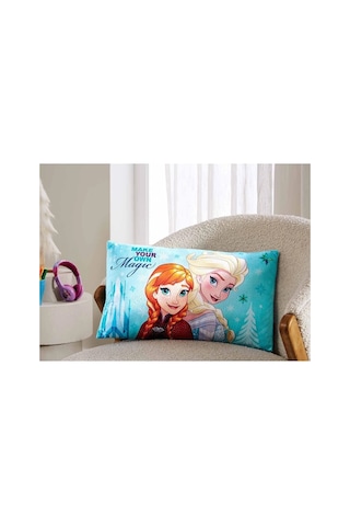 Özdilek Lisanslı Dekoratif -frozen- Kırlent Yastığı 50x30 Mavi