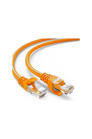Cat6 Kablo 15 Metre Turuncu