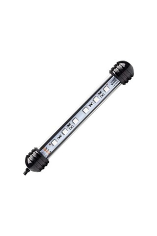 Silkroadselect 28cm Ingiltere Stili Akvaryum Yama Işığı Çarpışma Önleyici Vantuz Kurulumu Kurulumu Güvenli Voltaj Sualtı Tüp Lamba Dekorasyonu Çok Renkli