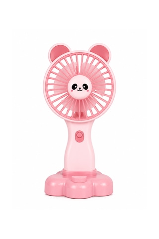 Iconic Tech Ayıcıklı Mini El Fanı Usb Şarjlı 3 Kademeli Taşınabilir Handheld Fan Pembe Iconic Tech Ayıcıklı Mini El Fanı Usb Şarjlı 3 Kademeli Taşınabilir Handheld Fan Pembe