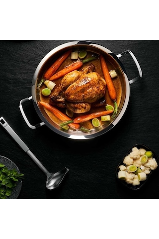 Fissler Profi Collection Cam Kapak Derin Tencere 24 Cm Renkli