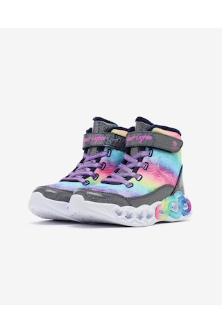 Skechers Infınıte Heart Lıghts Büyük Kız Çocuk Lacivert Işıklı Bot 303054l Nvmt Lacivert