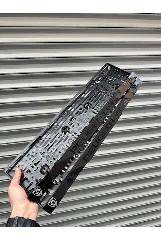 Vipplaka Peugeot Uyumlu Ortası Mat Plakalık