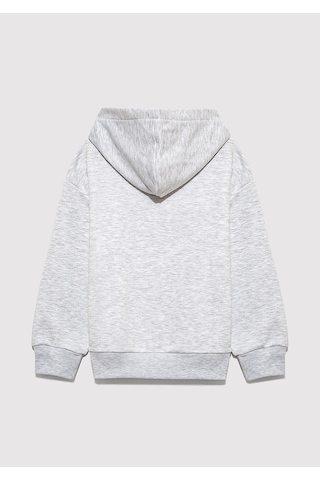Mavi - Mavi Logo Baskılı Gri Sweatshirt 6s10113-88467 Gri