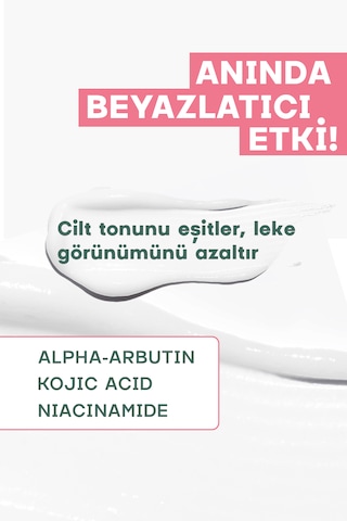 Alpha-arbutin & Kojik Asit - Hassas Bölgeler Beyazlatıcı Krem