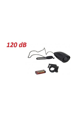 Zozo Bisiklet Kornası 120 Desibel 575J Piller Dahil Siyah