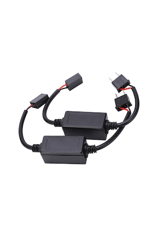 Honmex 2 Adet H7 Led Decoder - Araç Gösterge Paneli Hata Kodunu Kaldırıcı, Titremeyi Önleyici, Dc 9v-16v Uyumlu