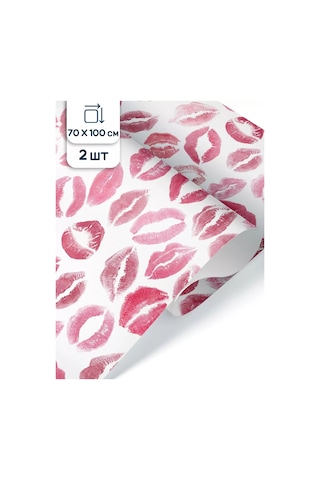 Riota Hediyelik Ambalaj Kağıdı Öpücükler 0,7x1 M 2 Adet 219442977