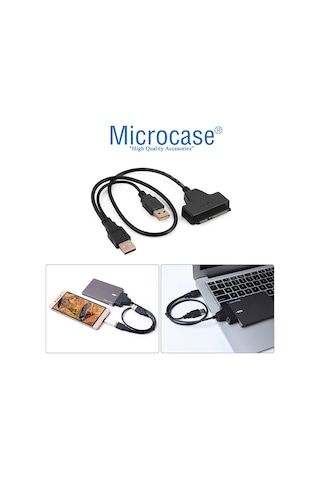 Usb 2.0 To 2.5 Inç Sata Power Destekli Hdd Ssd Çevirici - Al2627