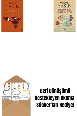 Turuncu Kuş + Soydaşınız Balık Burcu + Okuma Sticker'ları