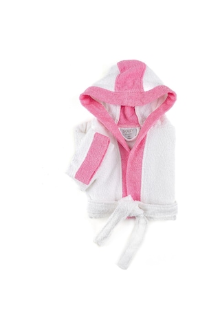 Soley Pueri Neptis %100 Pamuklu Kız Çocuk Bornozu Beyaz