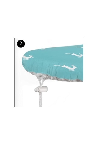 Gercella Hediyeli Comfort Turkuaz Ütümasası Örtüsü