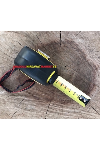 Baytec 5 Metre Çelik Şerit Metre 5metre 25 MM Kauçuk Kaplı