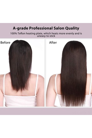 Yaleker Profesyonel Saç Uzatma Aleti 200 C Sabit Sıcaklık Isıtıcı Plaka Ev/salon Kullanıma Uygun Siyah 220v Avrupa Standartı