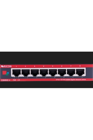 Ricon RSB8GE-U 8 Port Gigabit Ethernet Unmanaged Switch