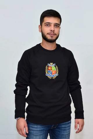 Superfly 20217 Sıfır Yaka Erkek Sweat Siyah 2021702