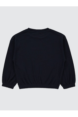 Civil Girls Kız Çocuk Sweatshirt 6-9 Yaş Lacivert
