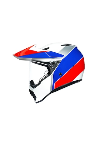 Agv Ax-9 Kask Atlante White Blue Red