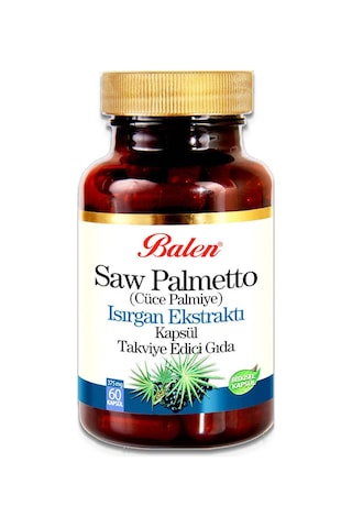Balen Saw Palmetto Isırgan Ekstraktı Çinko 375 MG 60 Kapsül x 3 Ad