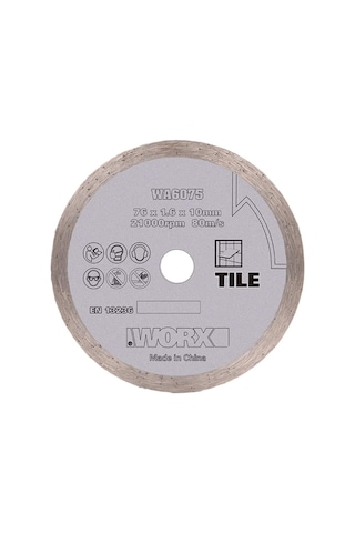 Worx Wa6075 Wx801 İçin 76x10mm Fayans, Seramik, Mermer Elmas Kesm