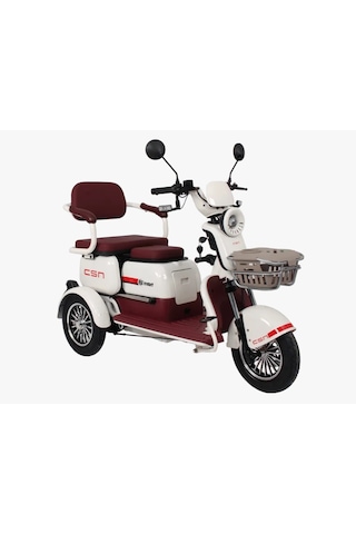 Csn Smart Elektrikli 3 Tekerlekli Motor Kırmızı