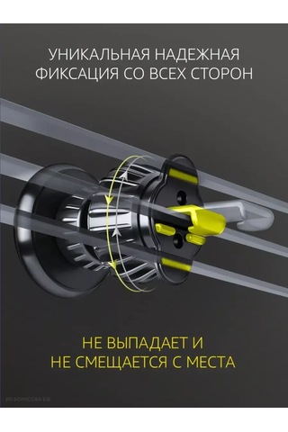 Technoroom Gril İçine Yerleştirilen Şarjlı Tutucu, Kablosuz Araç Şarj Cihazı 246228029 Siyah