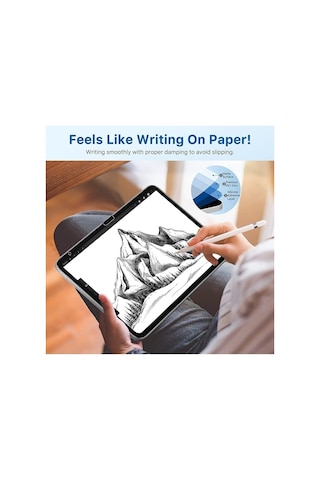 Apple Ipad 10. Nesil 2022 10.9" Paperlike Ekran Koruyucu Kırılmaz Kağıthissi Paper Like