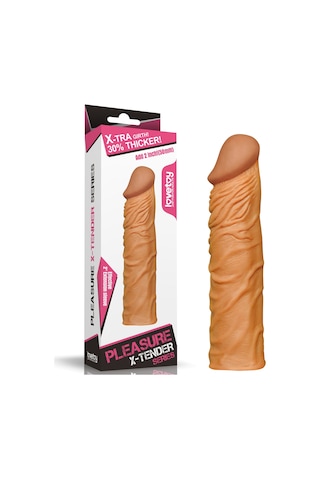 Hızlı Express Lovetoy X-Tender Realistik 5 CM Dolgulu Penis Kılıfı + Jel