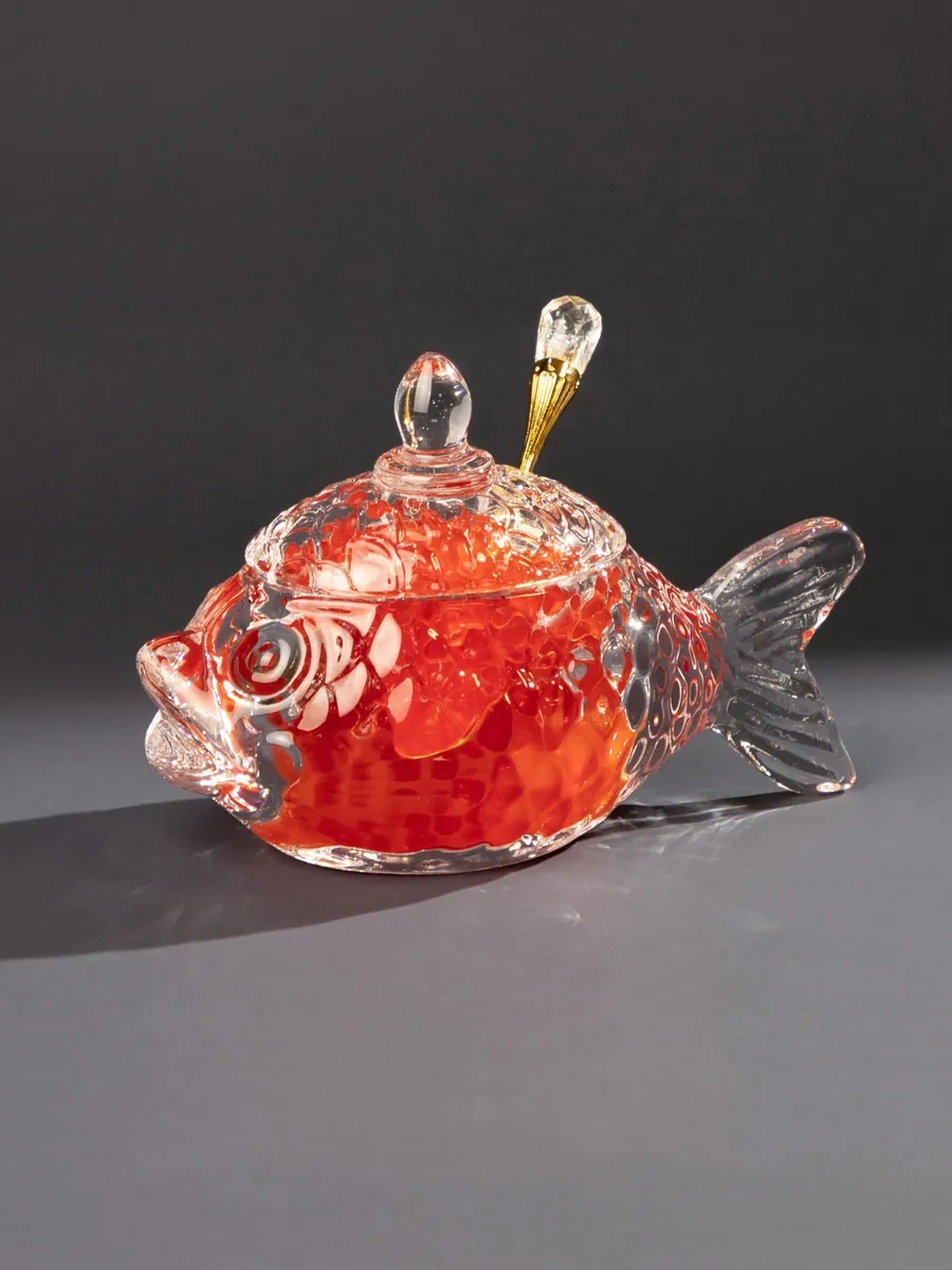 Lefard 110 Ml Kaşıklı Cam "balık" Havyar Kabı" 141374051 Beyaz