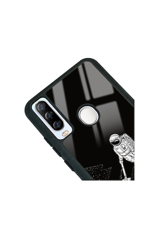 General Mobile Gm 20 Pro Uyumlu Astronot Tatiana Tasarımlı Glossy Telefon Kılıfı Siyah