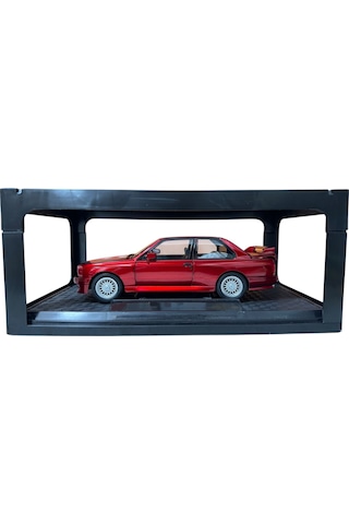 1:24 Metal Model Koleksiyon Araba Bmw M3 Kırmızı 19 Cm Döner Ön Tekerler