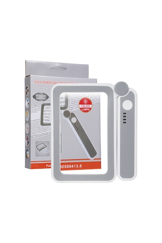 Yunboo Usb Şarjlı 4x Büyütme, 10 Led Beyaz Işık, 3 Seviye Işık, Pil Göstergeli Dokunmatik Kapatma Katlanabilir El Tipi Büyütec Gri-beyaz Çok Renkli