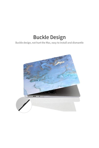 Yunboo Ultra İnce Macbook Uyumlu Pro 13'' Kılıfı - Çizilmelere Karşı Koruma Ve Şık Tasarım Kapaklı Kılıf Kapaklı Kılıf