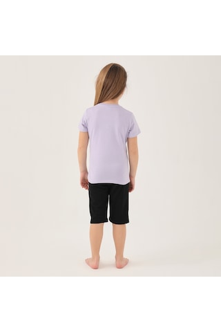 Frozen D4803-2 Çocuk  Lila Pijama