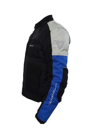 Venom Motosiklet Mont 4 Mevsim Dynamic Açık Gri-mavi Motorcu Montu