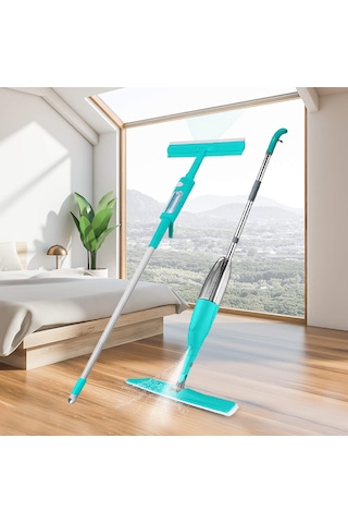 Smarter Mega İkili Shiny + Glasy Sprey Mop + Cam Sprey
